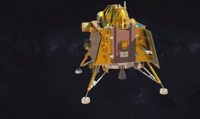 ISRO Shares 3D Image Of Chandrayaan-3’s Vikram Lander Taken By Pragyan Rover
