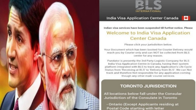 India Suspends Visa Service Operations In Canada Until Further Notice: BLS International