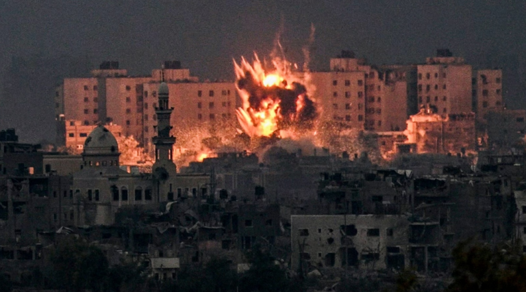 Israel-Hamas War : Israeli Air Attacks Pound Gaza Through The Night