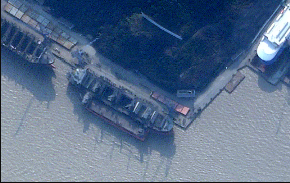 China harbors ship tied to North Korea-Russia arms transfers, satellite images show