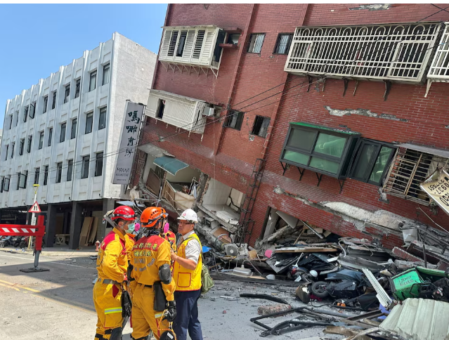 Taiwan’s strongest earthquake in 25 years kills seven, traps 77