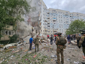 Ukrainian missile kills 15 at apartment block, Russia says