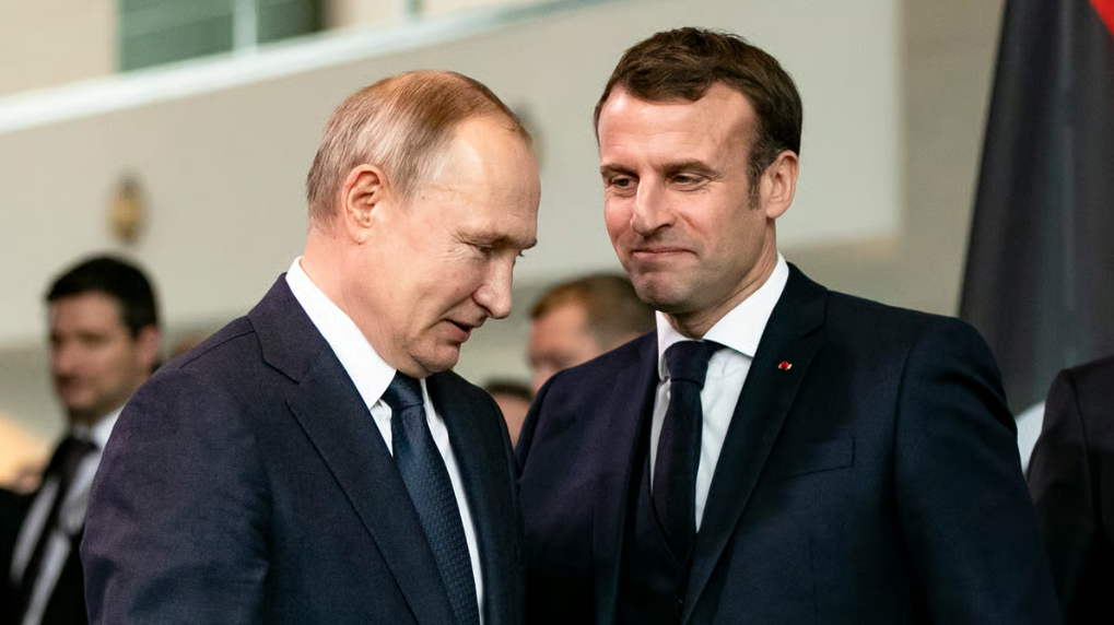 French President Emmanuel Macron says he doesn’t believe Putin is ‘very willing to get peace’ in Ukraine