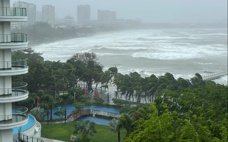 Thousands evacuated, airports closed in Vietnam ahead of Typhoon Kajiki landfall