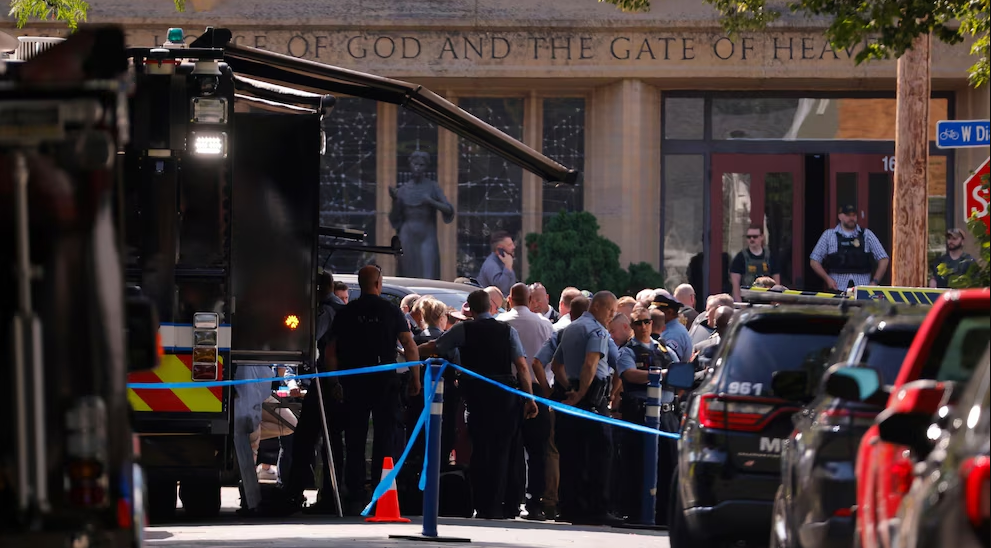 Minneapolis Shooter Stabbed Church Drawing Before Catholic School Rampage