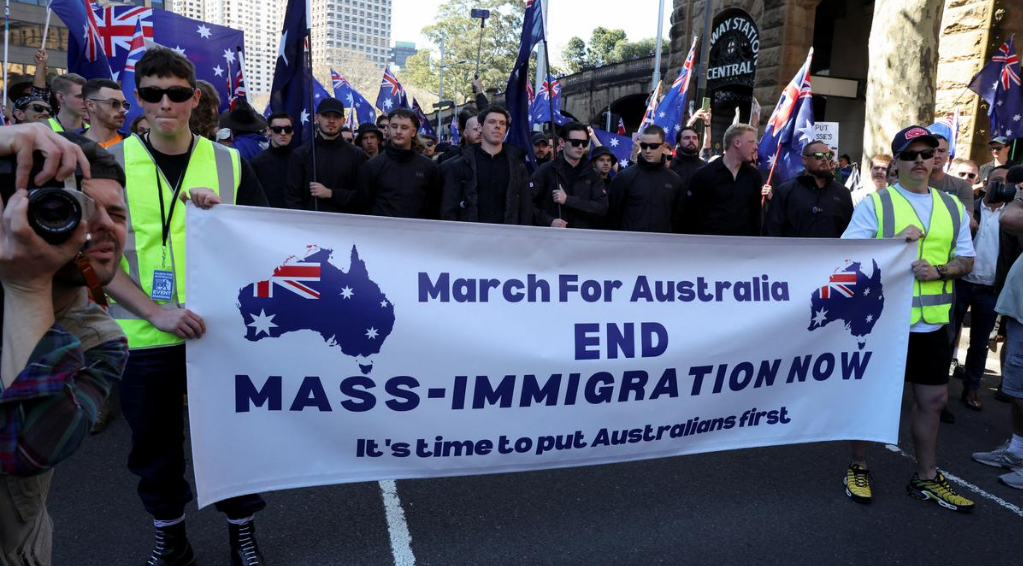 How Australia’s anti-immigration rallies were amplified online by global far right