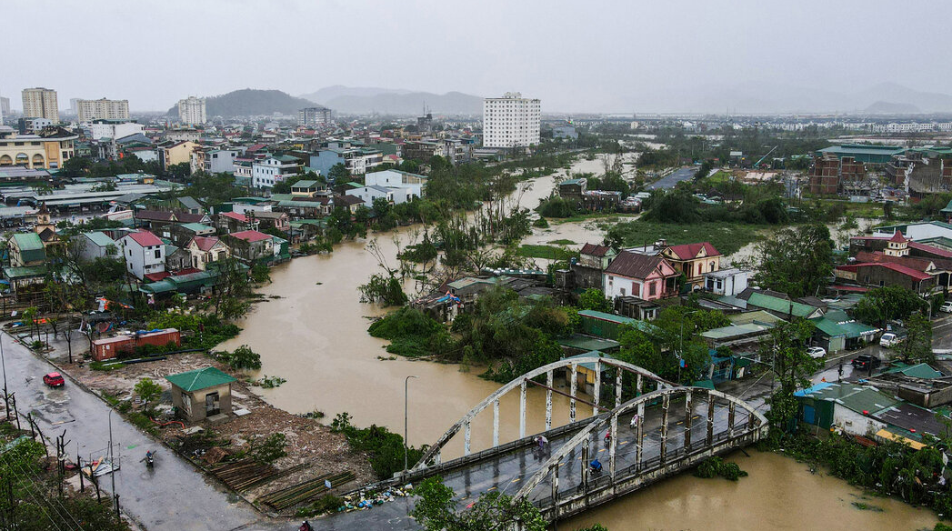 At least 12 dead, more missing as Typhoon Bualoi makes landfall in Vietnam