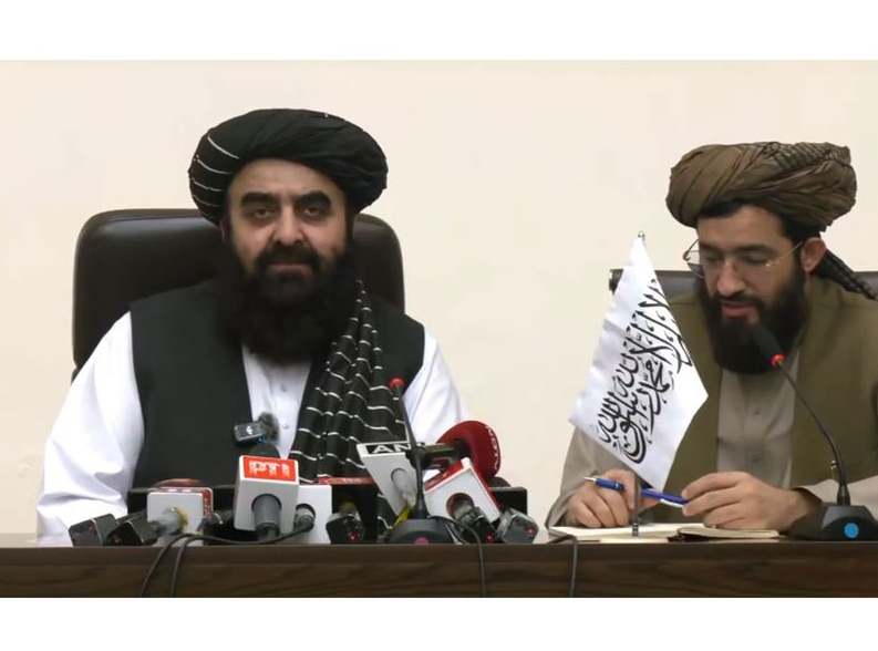 Women journalists barred: Taliban presser in New Delhi restricts entry of females