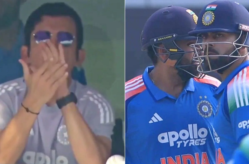 Gautam Gambhir’s Gesture For Virat Kohli After Record-Breaking 135 In 1st ODI Melts Internet