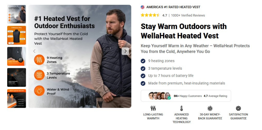 WellaHeat Heated Vest Review: Is This 9-Zone Smart Vest the Future of Winter Wear?